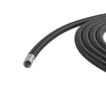 Металлорукав в ПВХ изоляции DKC 6071R-035N DN 35мм, Dвн 35,0мм, Dнар 41,0мм, цвет чёрный, "Cosmec" (уп/25 м)