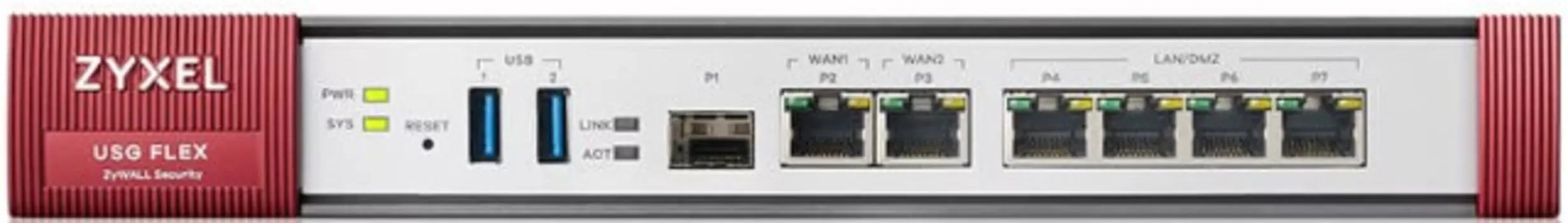 Межсетевой экран ZYXEL USG FLEX 200 USGFLEX200-EUCI01F и Wi-Fi контроллер, Rack, 3xWAN GE (2xRJ-45 и 1xSFP), 4xLAN/DMZ GE, 2xUSB3.0, AP Controller (8/