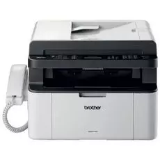 МФУ Brother MFC-1815R A4, 16Мб, 20cтр/мин, GDI, факс, трубка, ADF10, USB, лоток 150л, старт.картридж 1000стр