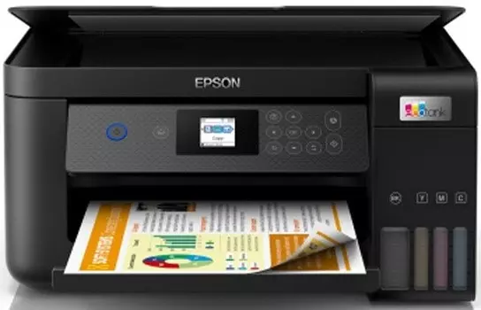 МФУ Epson EcoTank L4260 C11CJ63412 A4, 5760х1440dpi, ч/б 33стр/мин, цвет 15стр/мин, Duplex, WiFi, USB, черный (C11CJ63415)