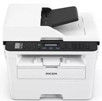 МФУ лазерное черно-белое Ricoh SP 230SFNw (УЦЕНЕННЫЙ) A4, 30 стр/мин, АПД 50 листов, 256Мб ОЗУ, GDI, USB 2.0, 10/100 Ethernet, Wi-Fi, картридж 700стр