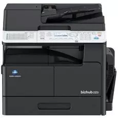 МФУ монохромное Konica Minolta bizhub 225i ACN2021 А3, 22 стр/мин, до 15000стр/мес, 256Мб, лоток 250л, Bypass, Ethernet/USB 2.0, без крышки/тонера