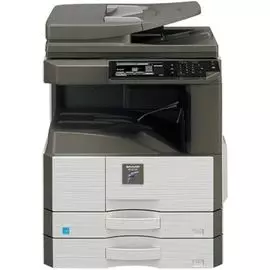 МФУ монохромное Sharp MXM356NVEU А3, 35/20 ppm, 10000 отп/мес (макс 75000 отп/мес), дуплекс, реверс.автоподат, сетевой, лотки 2*500, 2Gb, без тонера и