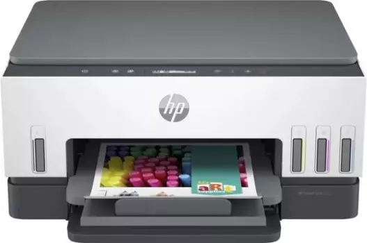 МФУ струйное цветное HP Smart Tank 670 УЦЕНЕННЫЙ) A4 12(7ppm), duplex, dual-band Wi-Fi, tray 150, СН