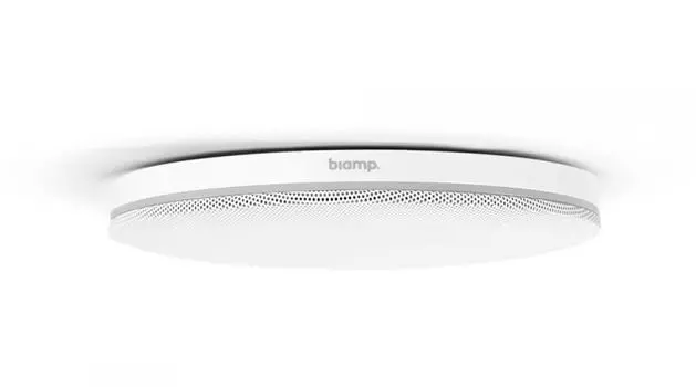 Микрофон BIAMP TCM-XA(White), ParleTCM-XA(White) 912.0499.900/911.0499.900 AVB Beamtracking ceiling microphone with PoE+ amplifier, white surface moun
