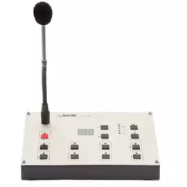 Микрофон Roxton RM-8064 (микрофонная консоль) с возможностью расширения до 512 зон/8 групп, RS-485, 1 мик./1 лин. вход, управление блоком PS-8208