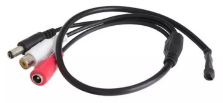 Микрофон Tantos TSa-M51P без регулировки усиления, разъём Аудио -"Тюльпан", разъём питания