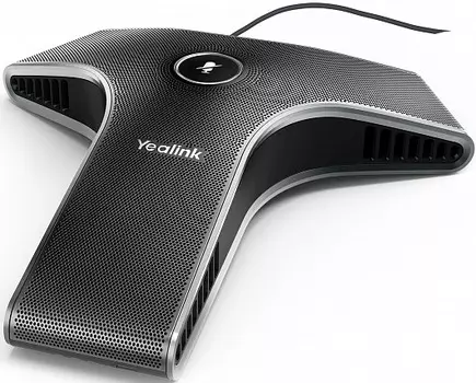 Микрофон Yealink VCM34 для терминалов ВКС, 360°, круговой захват голоса в радиусе до 6 м, Optima HD Voice