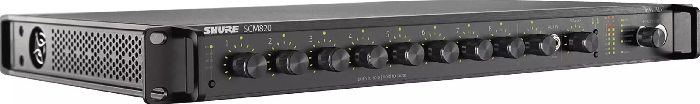 Микшер Shure SCM820E-DAN-DB25 8-ми канальный цифровой автоматический микрофонный + Dante + разъем DB