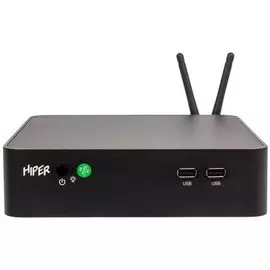 Мини ПК HIPER 61GFBDZ1QG G5905/4GB/256GB SSD/UHD Graphics 610/Wi-Fi/BT/DOS/black