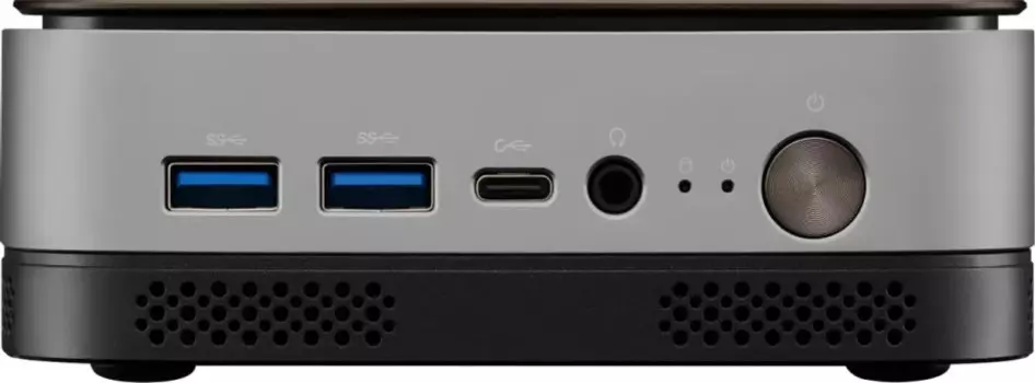 Мини ПК OSIO BaseLine B51i-008 i3-1215U/8GB/256GB SSD/UHD Graphics/WiFi/BT/Win11Pro/коричневый/серебристый