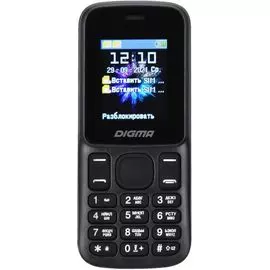 Мобильный телефон Digma A172 Linx LT1070PM 32MB 2Sim 1.77" 128x160, GSM900/1800, microSD max32GB, черный (1402107)