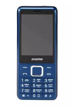 Мобильный телефон Digma LINX B280 LT2072PM 32Mb, 2Sim, 2.8" 240x320, 0.08Mpix, GSM900/1800 FM, dark blue
