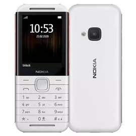 Мобильный телефон Nokia 5310 DS 16PISX01B06 white/red, 2.4'', 16MB/8MB, MicroSD 32GB, 2 Sim, GSM, BT/WAP 2.0, GPRS/EDGE/HSCSD, Micro-USB, 1200mAh