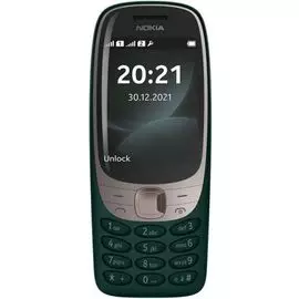 Мобильный телефон Nokia 6310 DS TA-1400 16POSE01A08 green, 2.8'', single core, 16MB + 8MB (ROM/RAM), 0.3 Mpix, micro SD, up to 32GB flash, 2 sim, GSM/