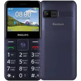 Мобильный телефон Philips Xenium E207 32Mb синий моноблок 2Sim 2.31" 240x320 Nucleus 0.08Mpix GSM900/1800 FM microSD max32Gb