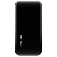 Мобильный телефон Philips Xenium E255 32Mb чёрный раскладной 2Sim 2.4" 240x320 0.3Mpix GSM900/1800 GSM1900 MP3 FM microSD max32Gb