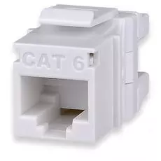 Модуль AESP KJ458MT-C6C-WH Keystone Cat.6, RJ45/110, серия MT, белый