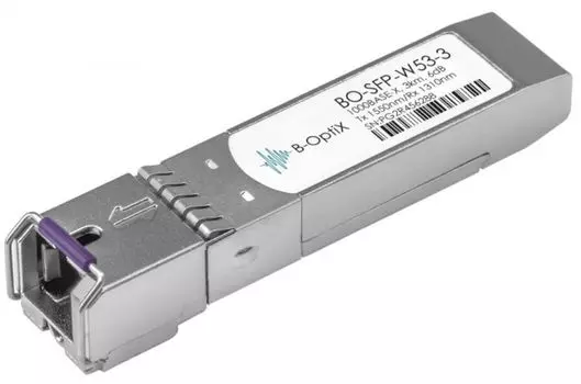 Модуль B-OptiX BO-SFP-W53-3 SFP WDM, дальность до 3км (6dB), 1550нм