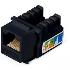 Модуль Cabeus KJ-RJ45-Cat.5e-90-BK Keystone Jack RJ-45, категория 5e, заделка тип 110, черная