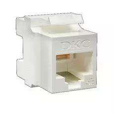 Модуль DKC RNK6U180WH Keystone RJ45 CAT6 не экранированный, 180 градусов, белый, "RAM telecom"