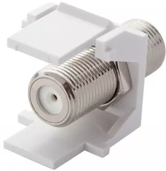 Модуль Eurolan 16B-FT-01WT Модуль F-типа keystone, белый