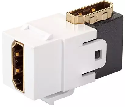 Модуль Eurolan 16B-HD-04WT HDMI keystone 90 градусов, белый