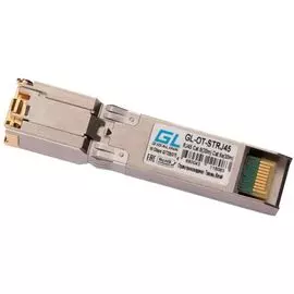 Модуль GIGALINK GL-OT-STRJ45 SFP+ 10G, медь кат.6 (20м), кат. 6а (30м), Ethernet 10G, (до 30м)