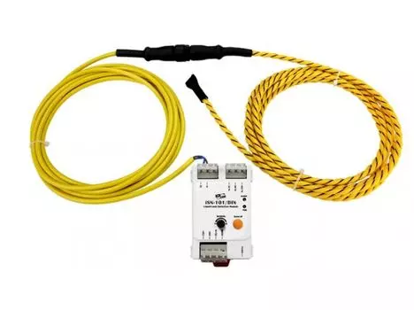 Модуль ICP DAS iSN-101/S2/DIN CR 1-channel Liquid Leak Detection Module (RoHS) Includes an iSN-101 Module, a 3m Liquid Leak Detection Cable and 3m Ext