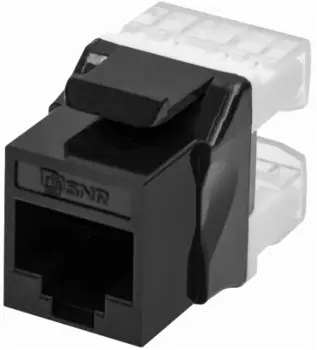 Модуль Keystone RJ45 UTP SNR SNR-KJ-U5E-180 cat.5e, горизонтальная заделка, упаковка 6шт