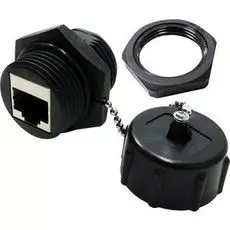 Модуль Lanmaster LAN-KCP45S5E-WP индустриальный соединительный, IP67, экранированный, категории 5e