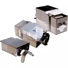 Модуль Lanmaster LAN-OK45S6/180 Keystone, RJ45, кат.6, STP, 180 градусов