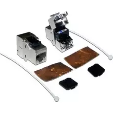 Модуль Lanmaster LAN-OK45S6A/180 Keystone, RJ45, кат.6A, STP, 180 градусов