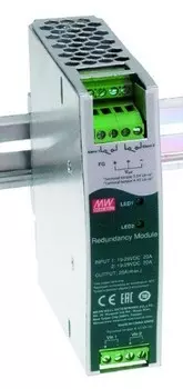 Модуль Mean Well DRDN20-48 резервирующий силовой DC на DIN-рейку для коммутации 48В источников питания, вход: 36-60 VDC выход: 48 VDC, 20 A