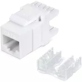 Модуль Neomax NM-KJ45C-16D-180Wh Keystone, неэкранированный, категория 6, 180 градусов, цвет белый