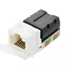 Модуль NIKOMAX NMC-KJUD2-NT-WT вставка, типа KeyStone, Кат.5e, RJ45/8P8C, самозажимной, T568A/B, неэкранированный, белый