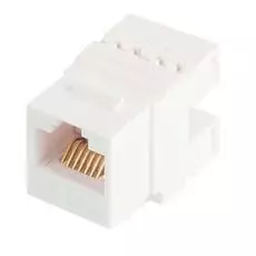 Модуль NIKOMAX NMC-KJUD2-VI-WT типа Keystone, Кат.5е (Класс D), 100МГц, RJ45/8P8C, 110/KRONE, T568A/B, 180 градусов, неэкранированный, белый