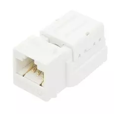 Модуль NIKOMAX NMC-KJUE2-FT-WT вставка, типа KeyStone, Кат.6, RJ45/8P8C, FT-TOOL/110/KRONE, T568A/B, неэкранированный, белый