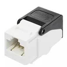 Модуль NIKOMAX NMC-KJUE2-NT-WT вставка, типа KeyStone, Кат.6, RJ45/8P8C, самозажимной, T568A/B, неэкранированный, белый