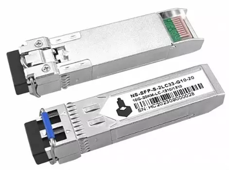 Модуль NST NS-SFP-S-2LC33-G-10 Оптический SFP Модуль. Два волокна Single Mode. Скорость: до 1,25 Гбит/c. Тип разъема: 2xLC