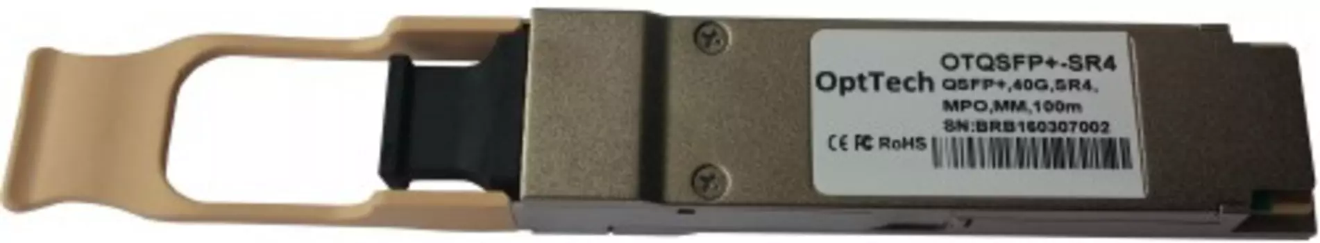 Модуль OptTech OTQSFP28-SR4 QSFP28, 100G, SR4, MPO, MM, 100m