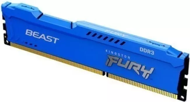 Модуль памяти DDR3 4GB Kingston FURY KF316C10B/4 Beast Blue 1600MHz CL10 1RX8 1.5V 240-pin 4Gbit