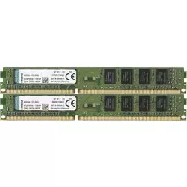 Модуль памяти DDR3 8GB (2*4GB) Kingston KVR16N11S8K2/8WP 1600MHz CL11 1.5V 1R 4Gbit