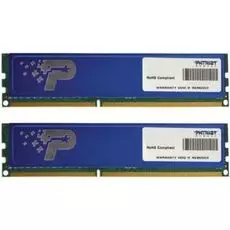 Модуль памяти DDR3 8GB (2*4GB) Patriot PSD38G1333KH PC3-10600 1333Mhz CL9 1.5V retail