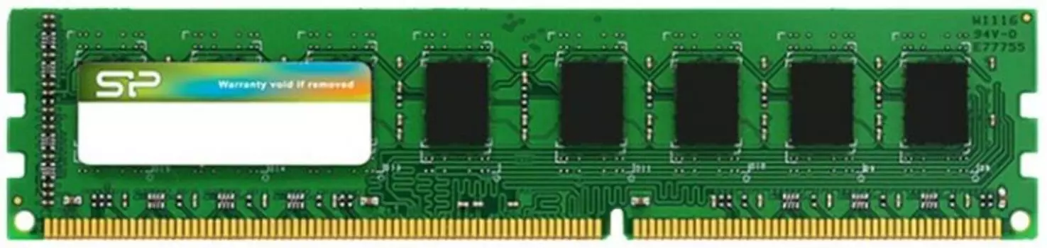 Модуль памяти DDR3L 4GB Silicon Power SP004GLLTU160N02 PC3-12800 1600MHz CL11 1.35V