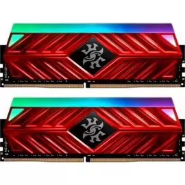Модуль памяти DDR4 16GB (2*8GB) ADATA AX4U32008G16A-DR41 XPG SPECTRIX D41 RGB red PC4-25600 3200MHz CL16 радиатор 1.35V RTL