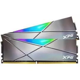 Модуль памяти DDR4 16GB (2*8GB) ADATA AX4U50008G19M-DGM50X XPG SPECTRIX D50 Xtreme grey PC4-40000 5000MHz CL19 радиатор 1.6V RTL