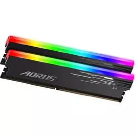 Модуль памяти DDR4 16GB (2*8GB) GIGABYTE GP-ARS16G33 Aorus RGB gray PC4-26600 3333MHz CL18 радиатор 1.35V RTL