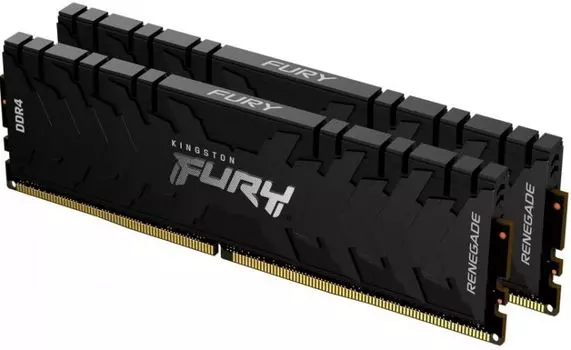 Модуль памяти DDR4 16GB (2*8GB) Kingston FURY KF446C19RBK2/16 Renegade Black 4600MHz CL19 1RX8 1.5V 288-pin 8Gbit