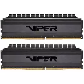 Модуль памяти DDR4 16GB (2*8GB) Patriot PVB416G426C8K Viper 4 Blackout PC4-34100 4266MHz CL18 1.45V